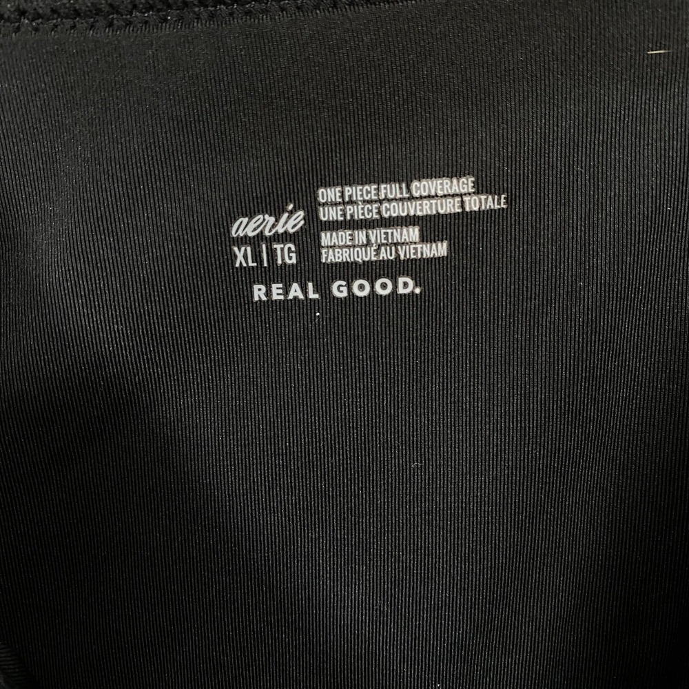 aerie Black Cutout One-Piece Swimsuit - Picture 6 of 13